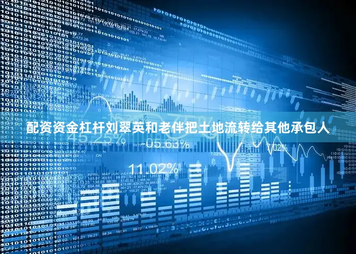 配资资金杠杆刘翠英和老伴把土地流转给其他承包人