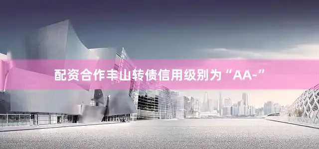 配资合作丰山转债信用级别为“AA-”